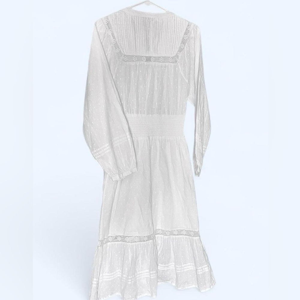 Cleobella Kamela Organic Cotton Midi Long Sleeve Dress - Picture 2 of 6